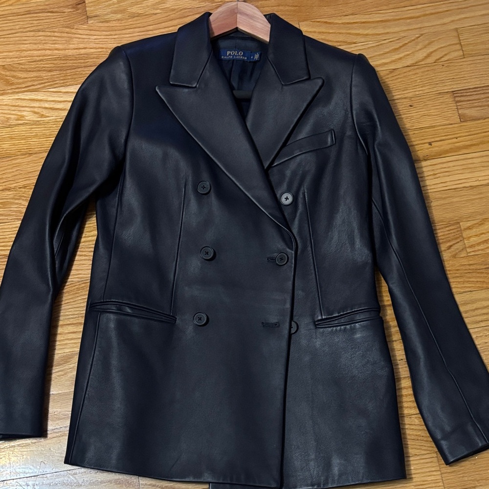 Polo by Ralph Lauren Women's Black Double-Breasted Blazer